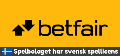 Betfair logo spelbolag licens