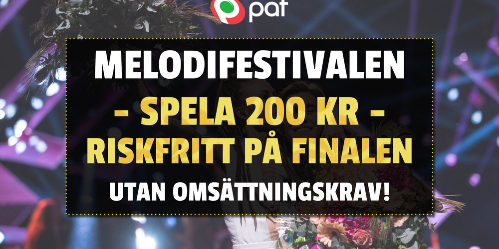 Riskfritt spel kampanj Melodifestivalen 2019 finalen