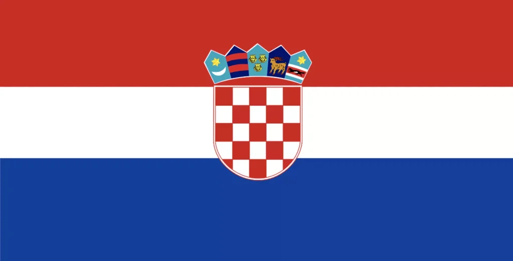 kroatien flagga