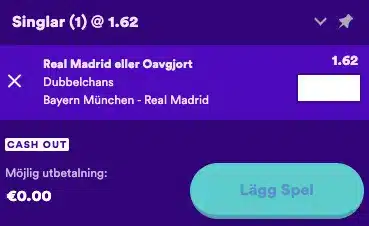 Bayern Munchen Real Madrid Speltips