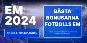 Bästa bonusarna till fotbolls EM 2024