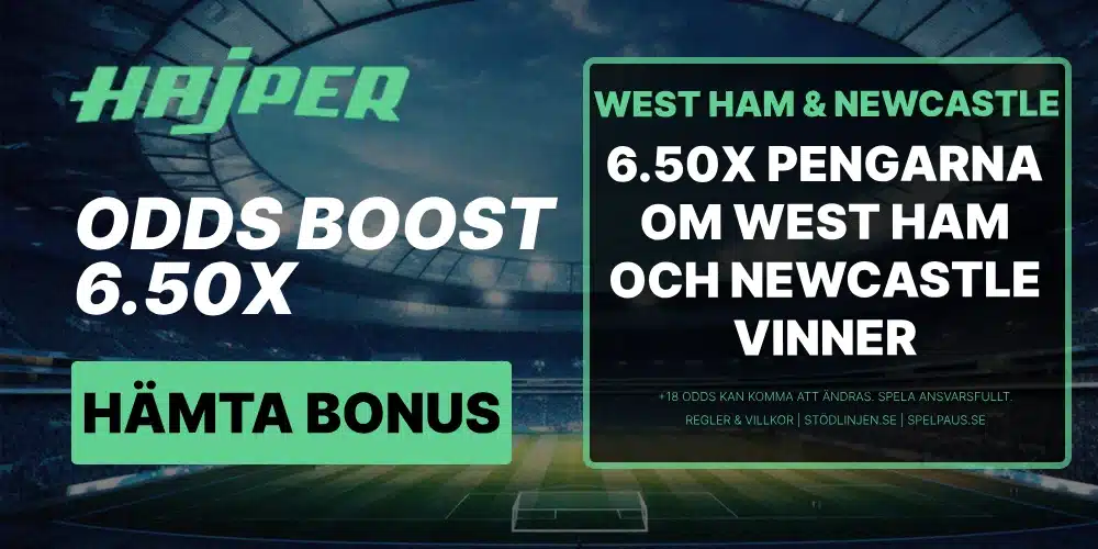 West Ham Newcastle odds boost