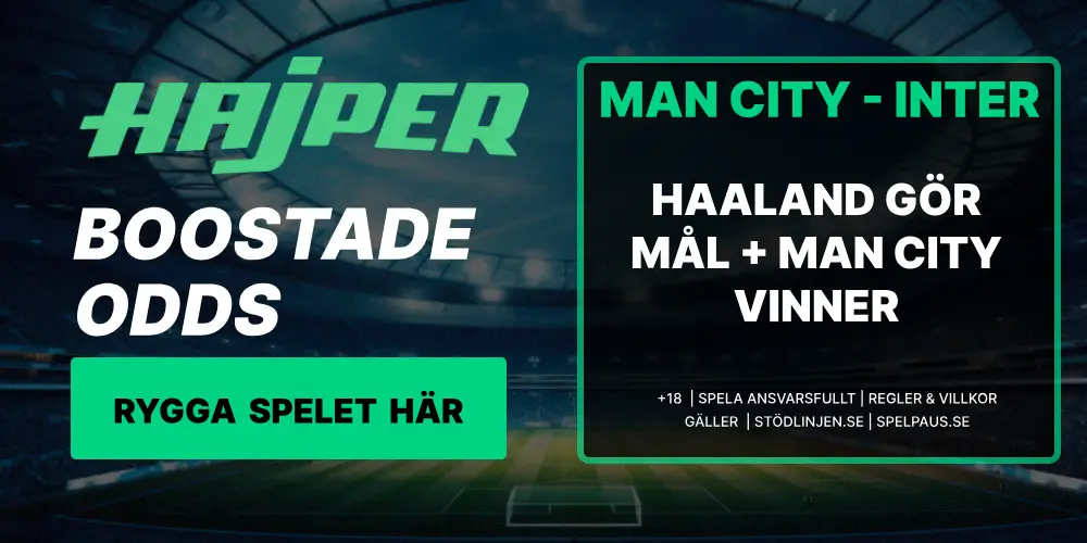 Hajper Odds boost Haaland