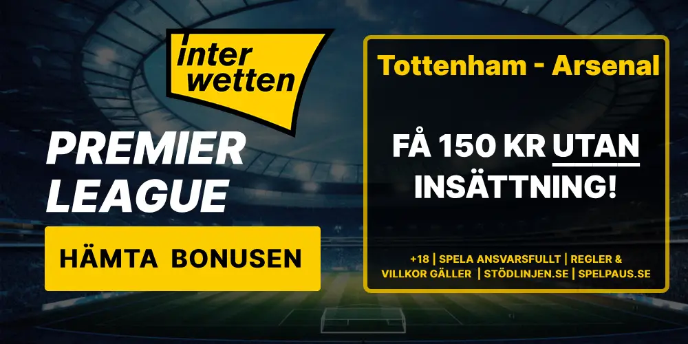 Interwetten Tottenham Arsenal