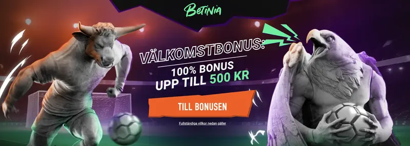 Betinia betting bonus