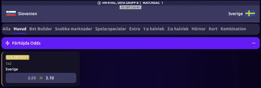 Slovenien Sverige VM kval