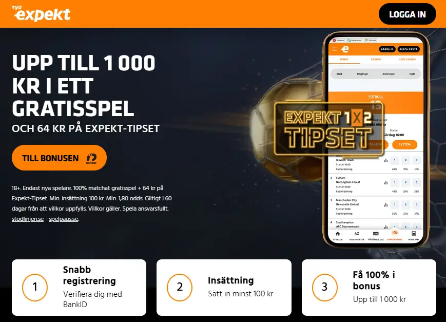 Expekt ny betting bonus till Idol