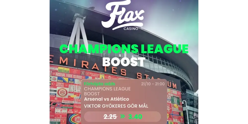 Flax odds boost på Premier League