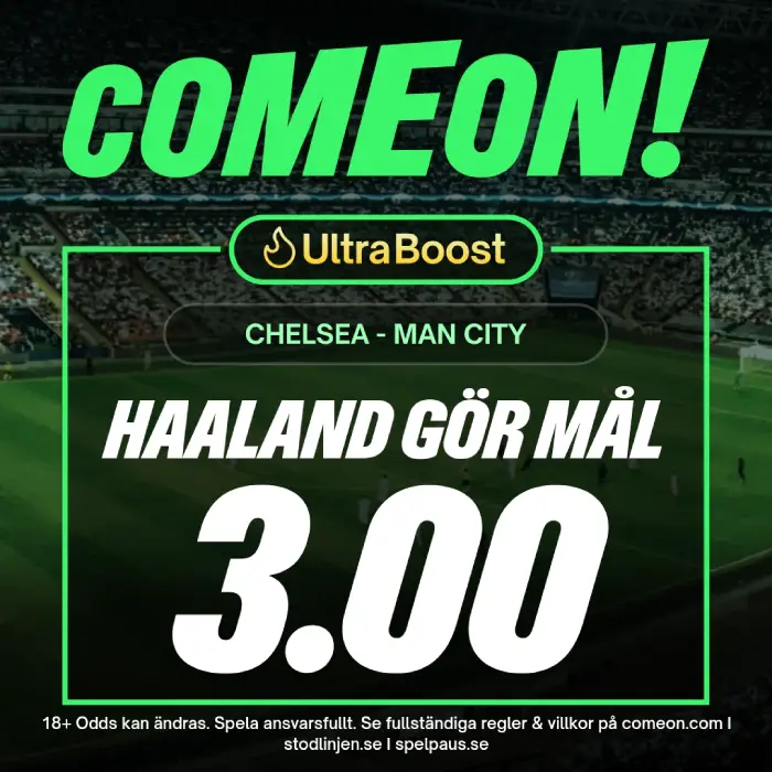 ComeOn Ultra Boost på FA-cupfinalen
