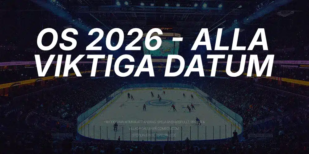 Alla viktiga datum till Vinterspelen 2026