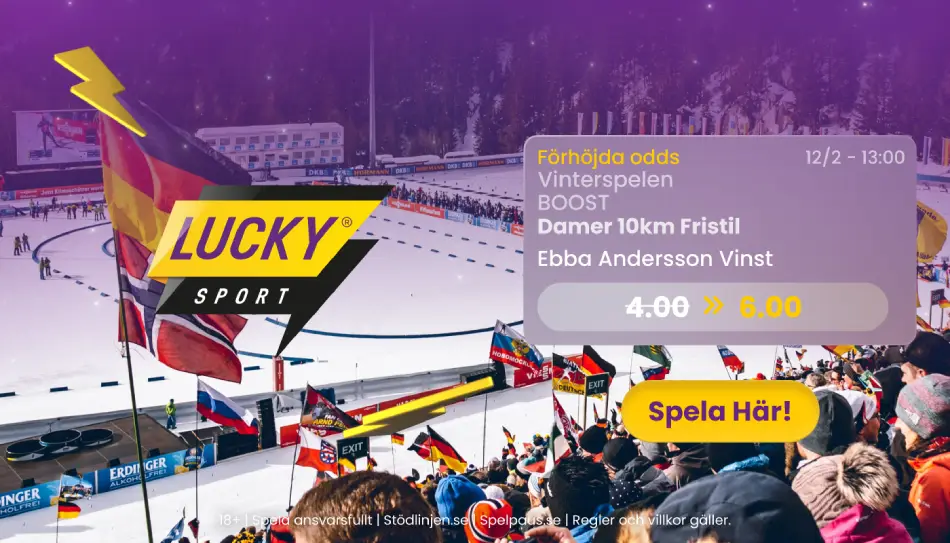 Lucky Sport Vinter OS Boostade oss på Ebba Andersson
