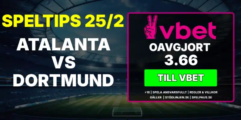 Vbet Atalanta vs Dortmund