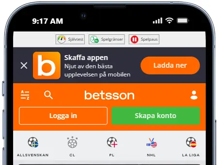Betsson Bonus i mobilen