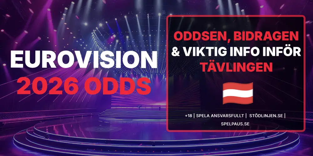 Eurovision 2026 – oddsen har landat!