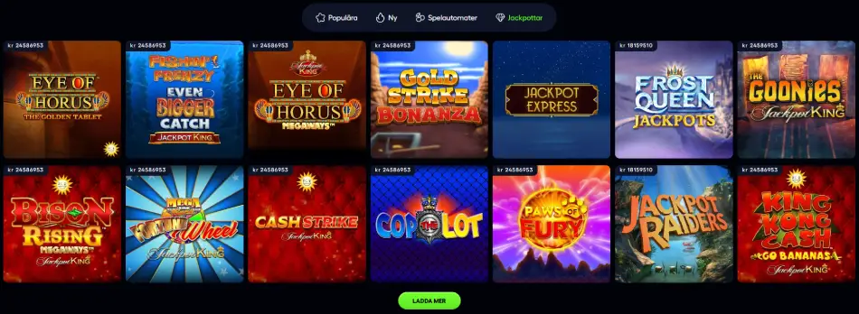 PlayKasino slots casinospel