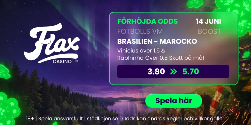 Flax Specialer erbjuder höga odds och boostade spel under VM 2026