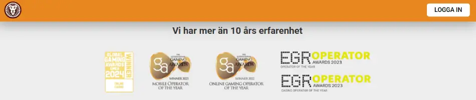 LeoVegas vinster och utmärkelser