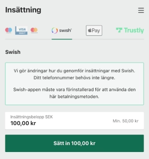 Insättning bet365