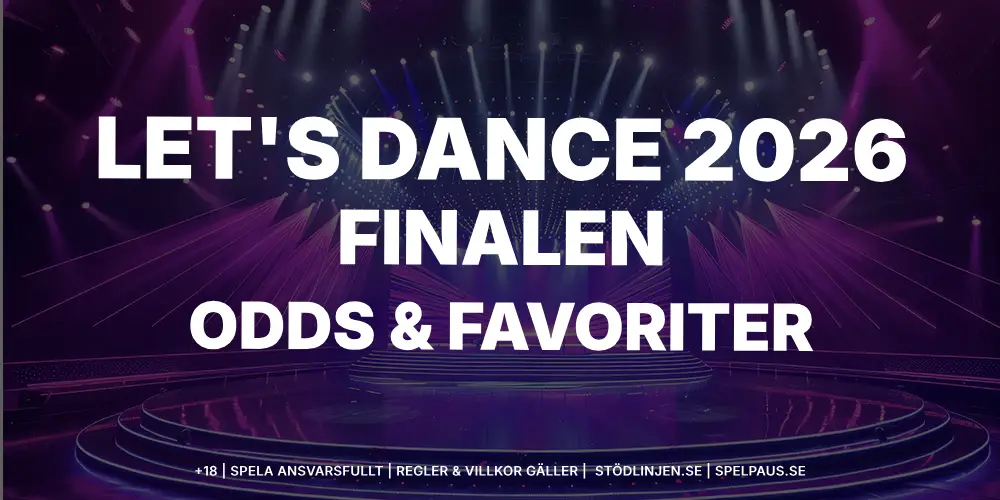 Let's Dance finalen 2026 - odds och favoriter